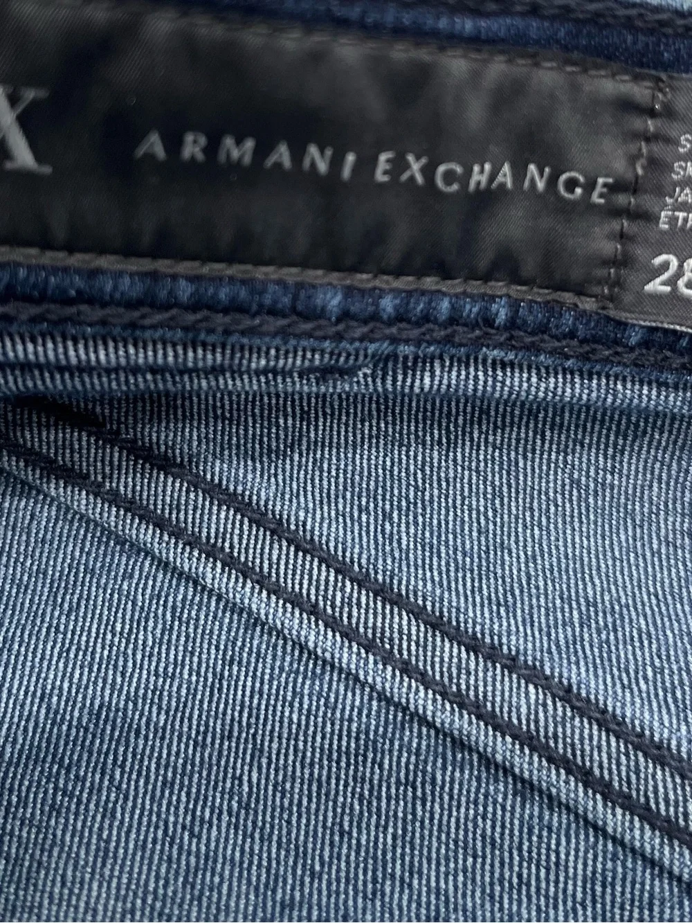 Armani Exchange Women’s Dark Blue Skinny Jeans